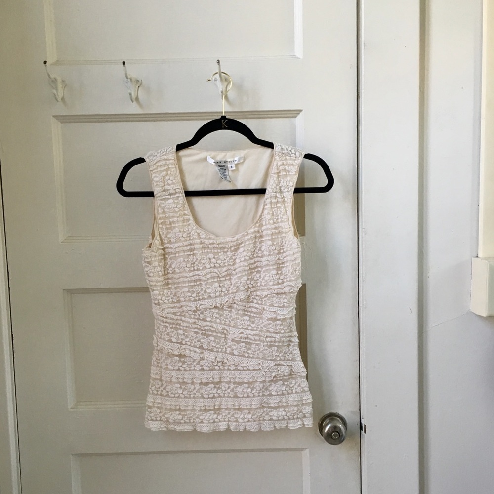 Ruffle Sleeveless Top